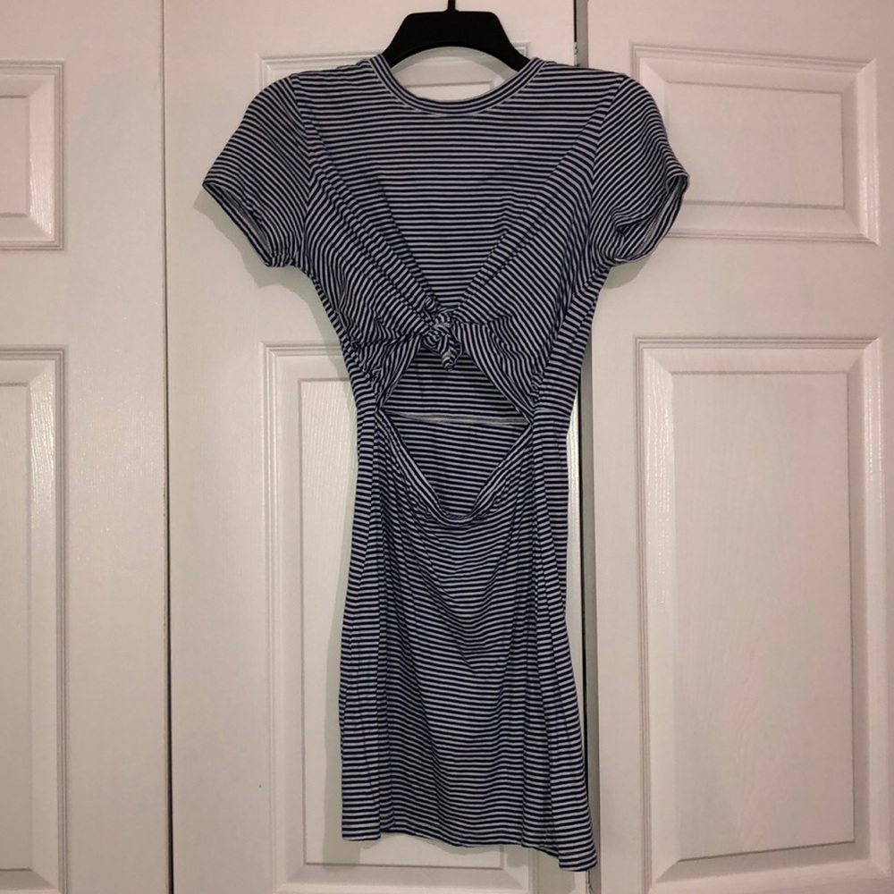 Forever 21 - blue striped mini dress 💫